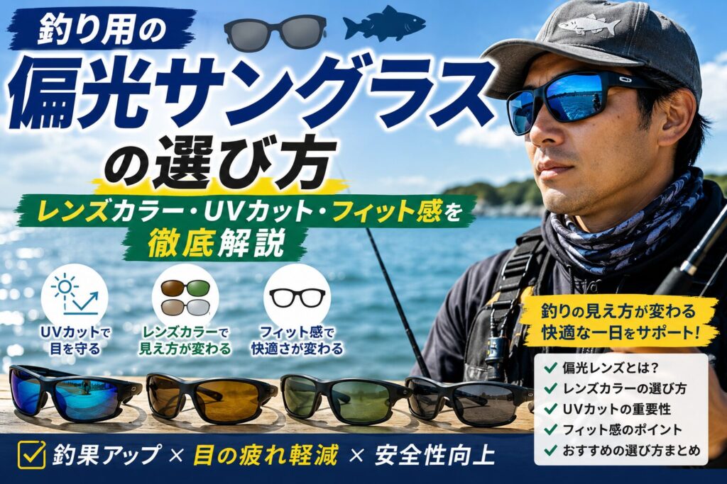 釣り用偏光サングラスの選び方