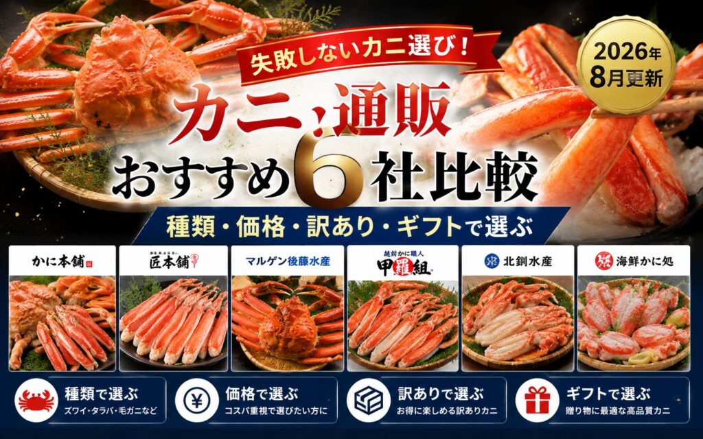 カニ通販おすすめ6社比較のアイキャッチ画像