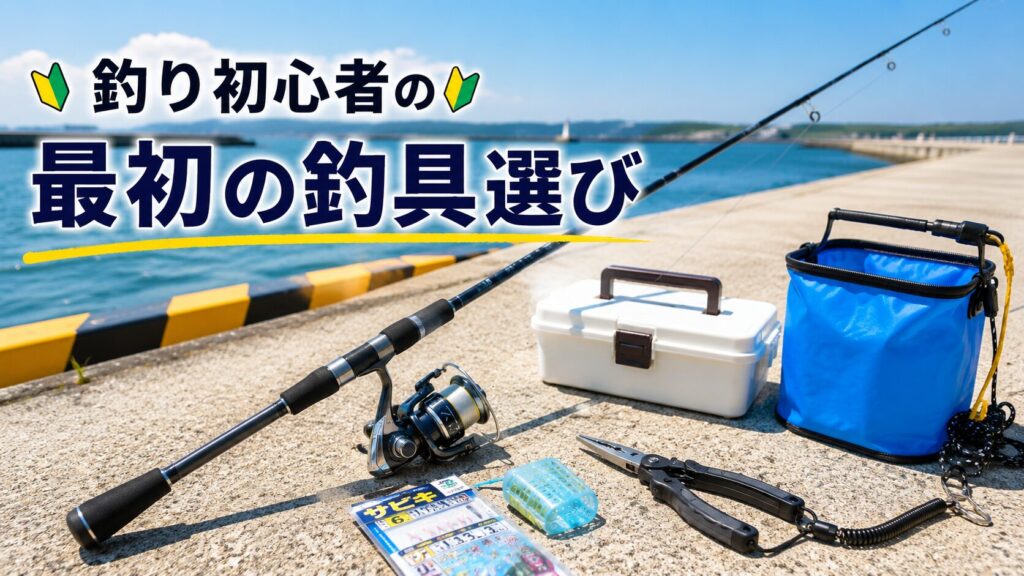 釣り初心者の最初の釣具選び-アイキャッチ画像