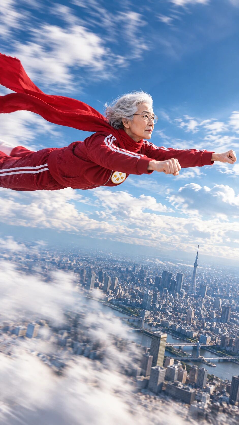マッハ6で東京上空を飛ぶエミリー